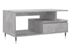 Mesa de centro 90x49x45 derivados de madeira cimento PT693208^ Mesa De Centro