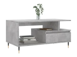 Mesa de centro 90x49x45 derivados de madeira cimento PT693208^ Mesa De Centro