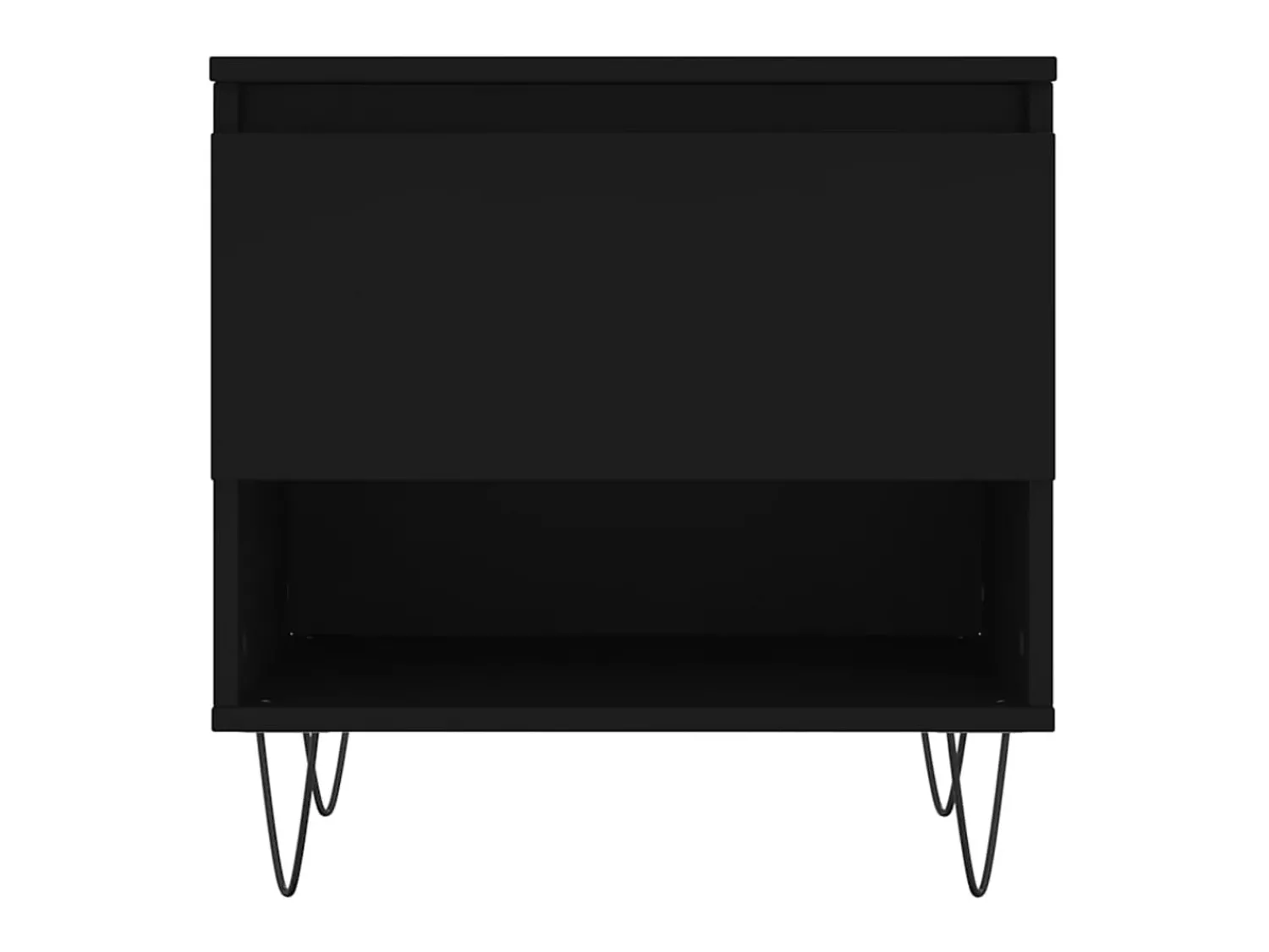 Mesa De Centro| Mesa de centro 50x46x50 derivados de madeira PT142563 Preto