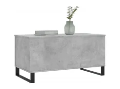 Discount Mesa de centro 90x44,5x45 derivados de madeira cimento PT209210 Cinzento
