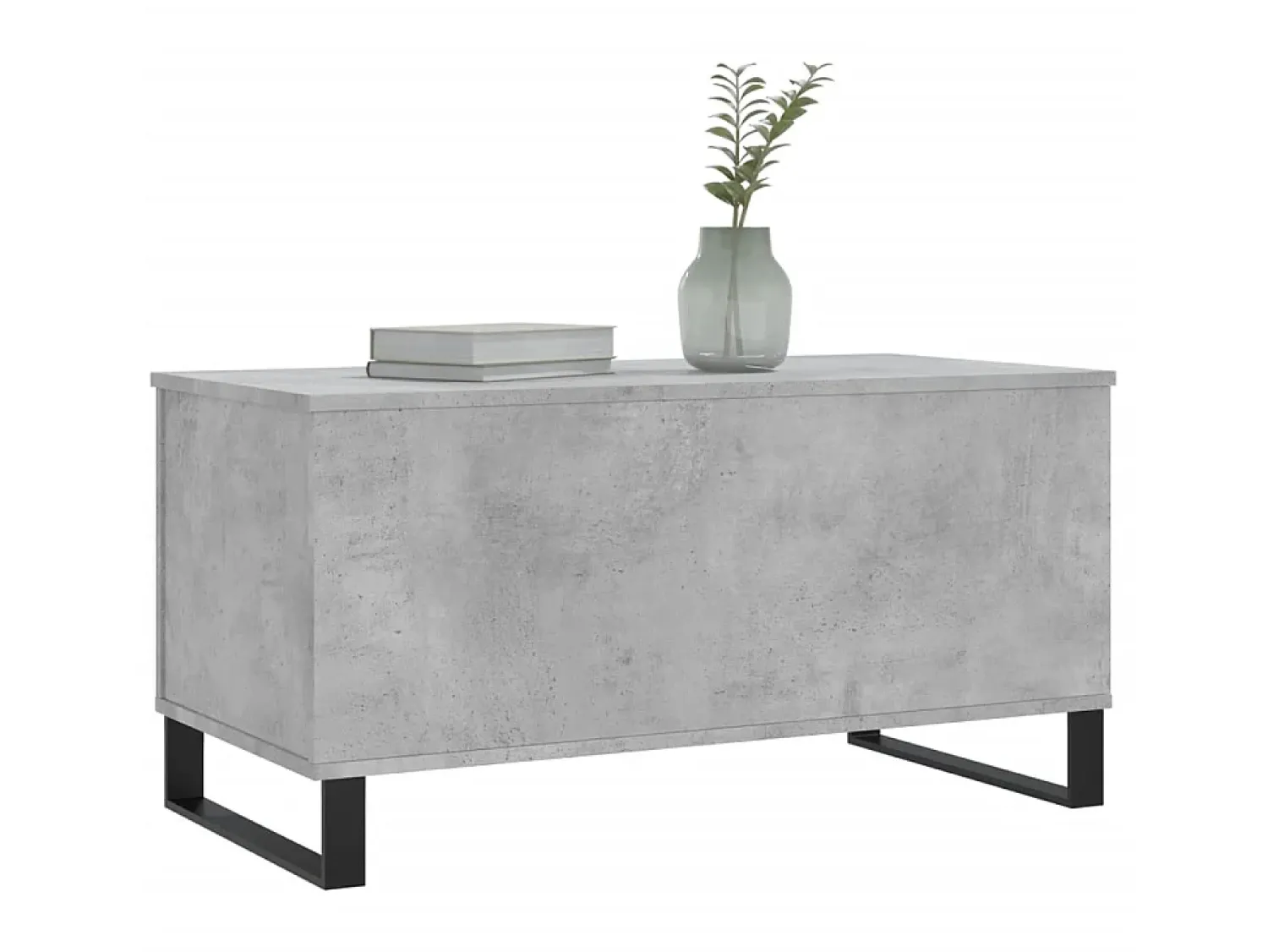 Discount Mesa de centro 90x44,5x45 derivados de madeira cimento PT209210 Cinzento