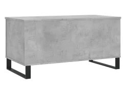 Discount Mesa de centro 90x44,5x45 derivados de madeira cimento PT209210 Cinzento
