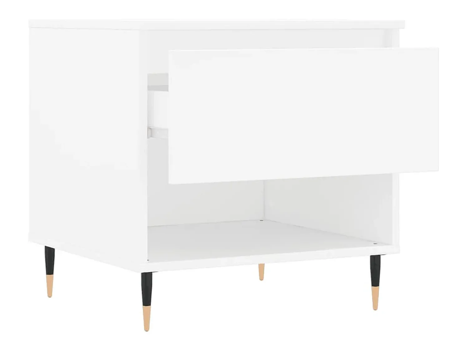 Mesa De Centro*vidaxl Mesa de centro 50x46x50 derivados de madeira Branco
