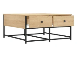 Mesa De Centro*vidaxl Mesa de centro 80x80x40 derivados de madeira carvalho sonoma Natural claro