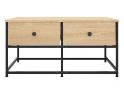 Mesa De Centro*vidaxl Mesa de centro 80x80x40 derivados de madeira carvalho sonoma Natural claro