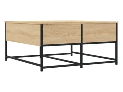 Mesa De Centro*vidaxl Mesa de centro 80x80x40 derivados de madeira carvalho sonoma Natural claro