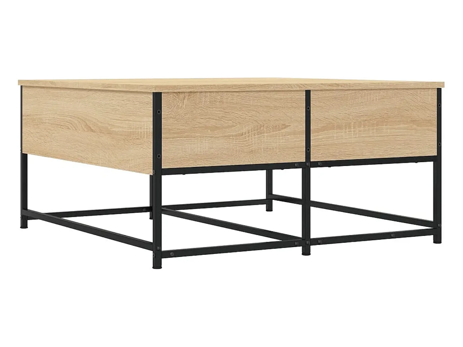 Mesa De Centro*vidaxl Mesa de centro 80x80x40 derivados de madeira carvalho sonoma Natural claro