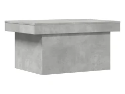 Mesa De Centro* Mesa de centro 100x55x40 derivados de madeira cimento PT148449 Cinzento