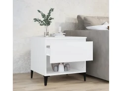 Mesa De Centro| Mesa de centro 50x46x50 derivados de madeira PT453983 Branco
