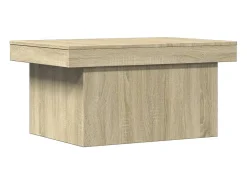 Mesa De Centro| Mesa de centro 100x55x40 derivados de madeira carvalho sonoma PT179199 Castanho