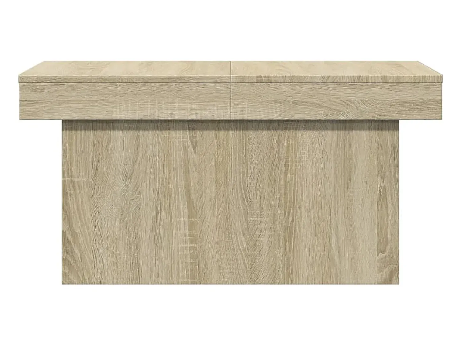 Mesa De Centro| Mesa de centro 100x55x40 derivados de madeira carvalho sonoma PT179199 Castanho