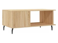 Mesa De Centro*vidaxl Mesa de centro 90x50x40 madeira processada carvalho sonoma Natural claro