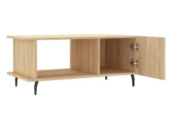 Mesa De Centro*vidaxl Mesa de centro 90x50x40 madeira processada carvalho sonoma Natural claro