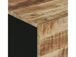Mesa De Centro|vidaxl Mesa de centro 80x50x40 madeira mangueira maciça/deriv. madeira Natural claro