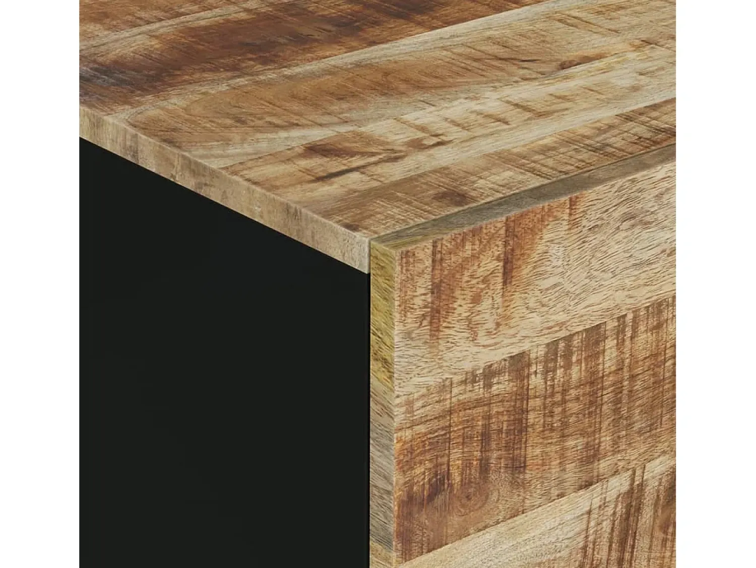 Mesa De Centro|vidaxl Mesa de centro 80x50x40 madeira mangueira maciça/deriv. madeira Natural claro