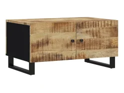Online Mesa de centro 80x50x40 madeira mangueira maciça/deriv. madeira PT529249 Castanho