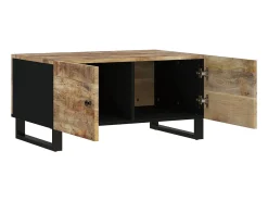 Online Mesa de centro 80x50x40 madeira mangueira maciça/deriv. madeira PT529249 Castanho