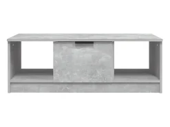 Sale Mesa de centro 102x50x36 madeira processada cinza cimento PT570695 Cinzento