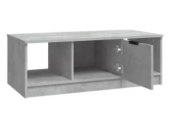 Sale Mesa de centro 102x50x36 madeira processada cinza cimento PT570695 Cinzento