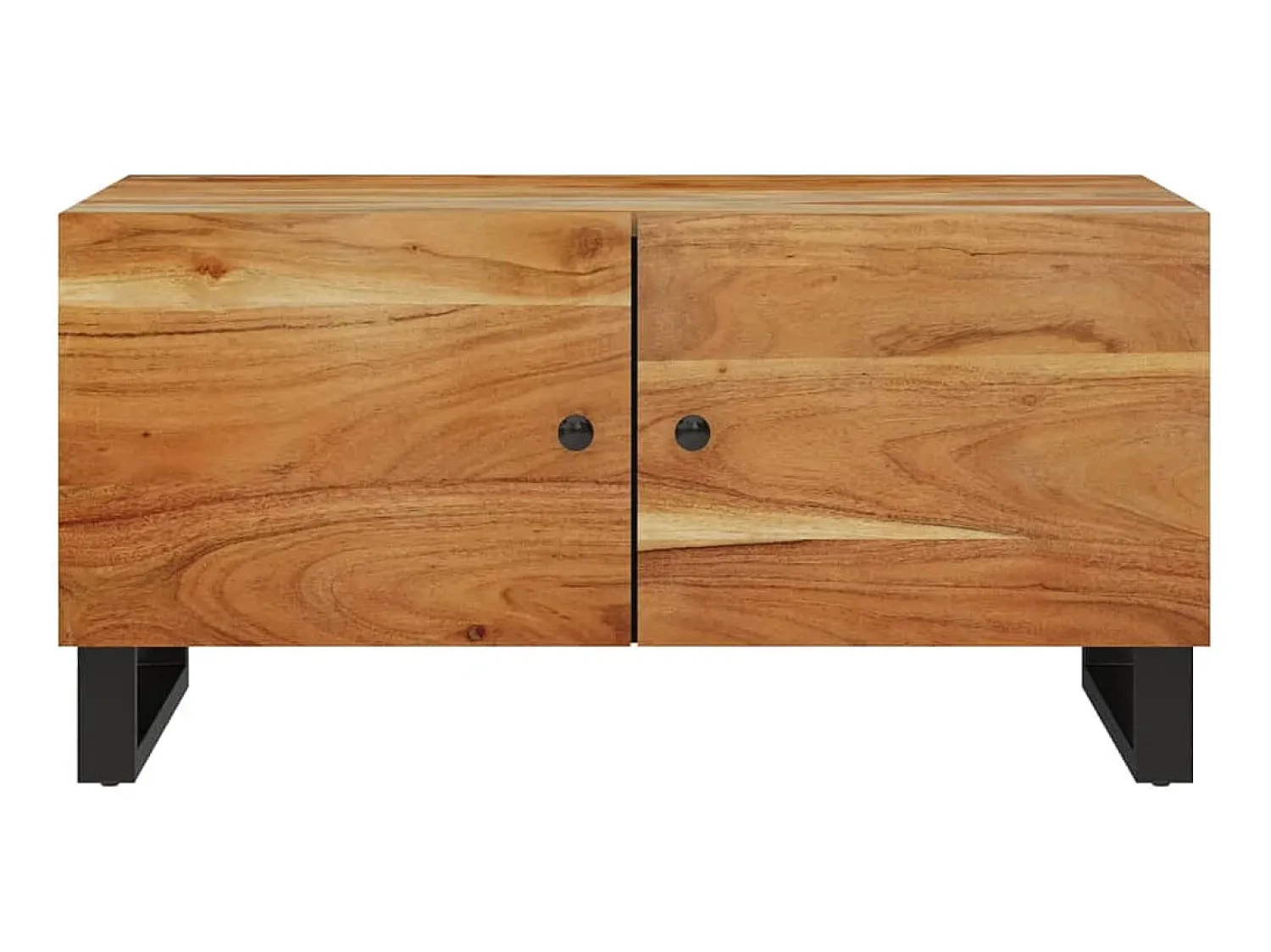 Sale Mesa de centro 80x50x40 madeira de acácia maciça/deriv. madeira PT918430 Castanho