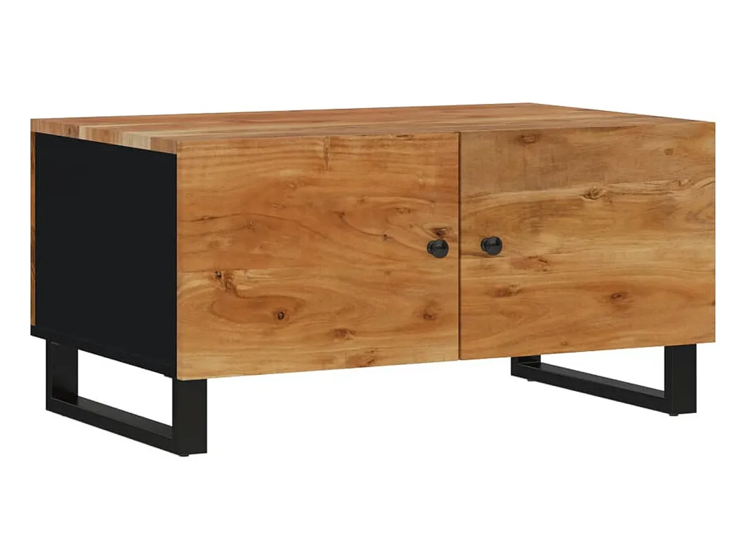 Sale Mesa de centro 80x50x40 madeira de acácia maciça/deriv. madeira PT918430 Castanho