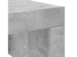 Mesa De Centro|vidaxl Mesa de centro 102x50x36 madeira processada cinza cimento Cinzento