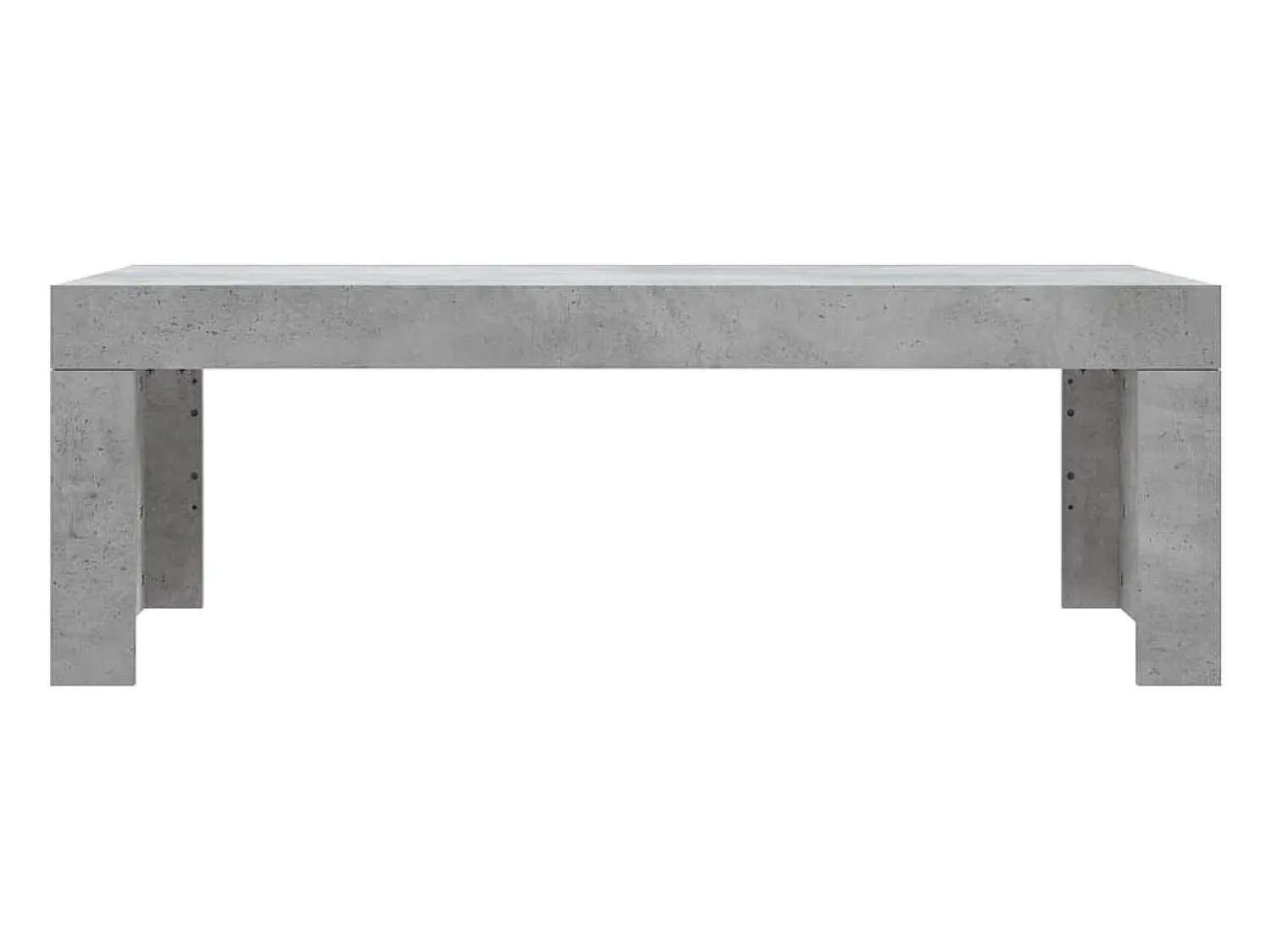Mesa De Centro|vidaxl Mesa de centro 102x50x36 madeira processada cinza cimento Cinzento