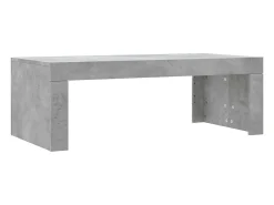 Mesa De Centro|vidaxl Mesa de centro 102x50x36 madeira processada cinza cimento Cinzento