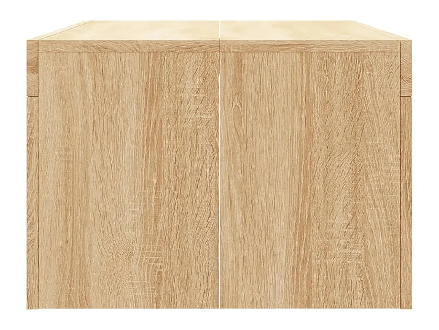 Mesa De Centro| Mesa de centro 102x50x36 madeira processada carvalho sonoma PT139414 Castanho