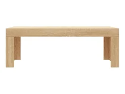 Mesa De Centro| Mesa de centro 102x50x36 madeira processada carvalho sonoma PT139414 Castanho