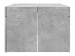 Mesa De Centro* Mesa de centro 102x50x36 madeira processada cinza cimento PT622715 Cinzento