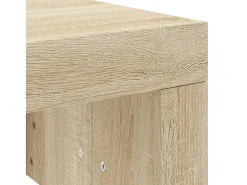 vidaxl Mesa de centro 102x50x36 madeira processada carvalho sonoma^ Mesa De Centro