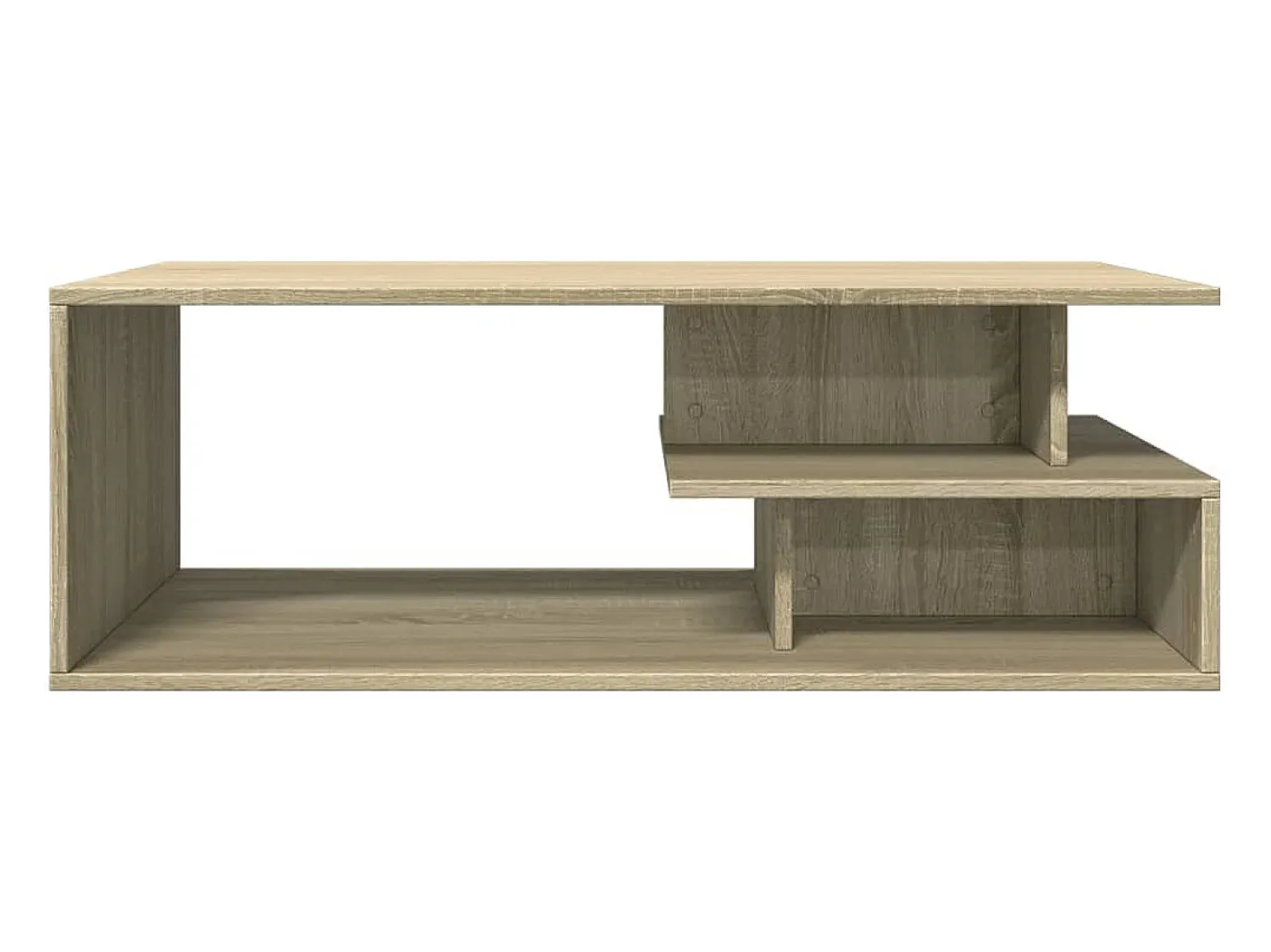 Sale vidaxl Mesa de centro 102x55x35 madeira processada carvalho sonoma Natural claro