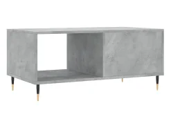 Mesa De Centro*vidaxl Mesa de centro 90x50x40 madeira processada cinza cimento Cinzento claro
