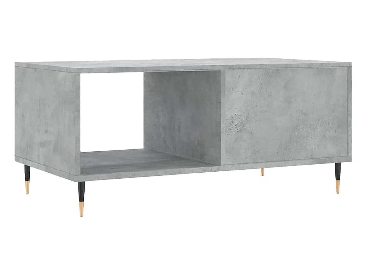 Mesa De Centro*vidaxl Mesa de centro 90x50x40 madeira processada cinza cimento Cinzento claro