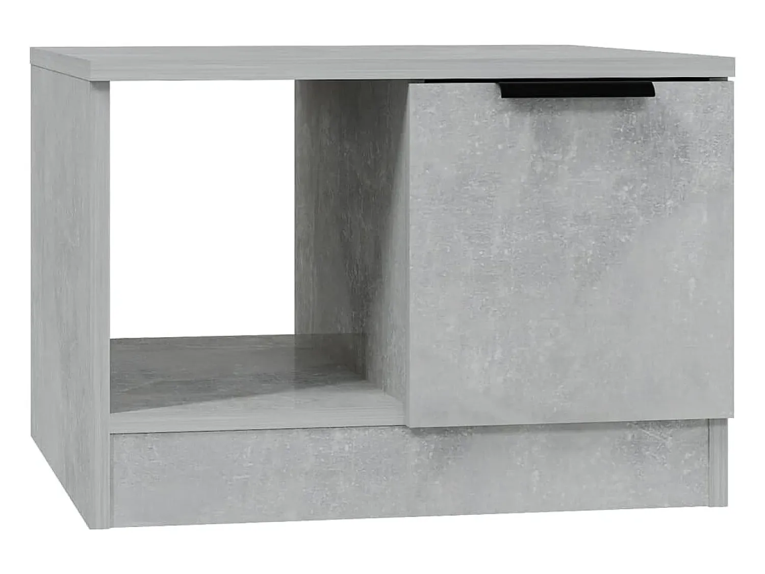 New Mesa de centro 50x50x36 madeira processada cinza cimento PT644348 Cinzento