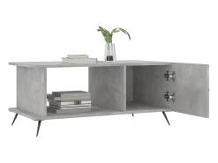 Mesa De Centro|vidaxl Mesa de centro 90x50x40 madeira processada cinza cimento Cinzento