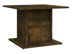 Mesa de centro 55,5x55,5x40cm contraplacado cor carvalho fumado PT863565^ Mesa De Centro
