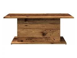 Clearance vidaxl Mesa de centro 102x55,5x40cm derivados de madeira madeira velha Natural claro