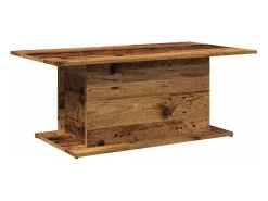 Clearance vidaxl Mesa de centro 102x55,5x40cm derivados de madeira madeira velha Natural claro