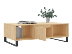 Mesa De Centro* Mesa de centro 104x60x35cm derivados de madeira carvalho sonoma PT612759 Castanho