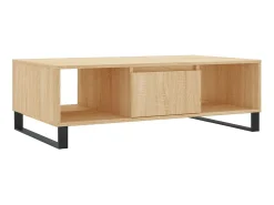Mesa De Centro* Mesa de centro 104x60x35cm derivados de madeira carvalho sonoma PT612759 Castanho