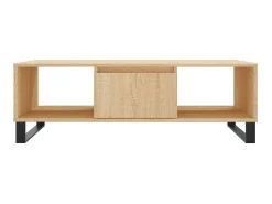 Mesa De Centro* Mesa de centro 104x60x35cm derivados de madeira carvalho sonoma PT612759 Castanho