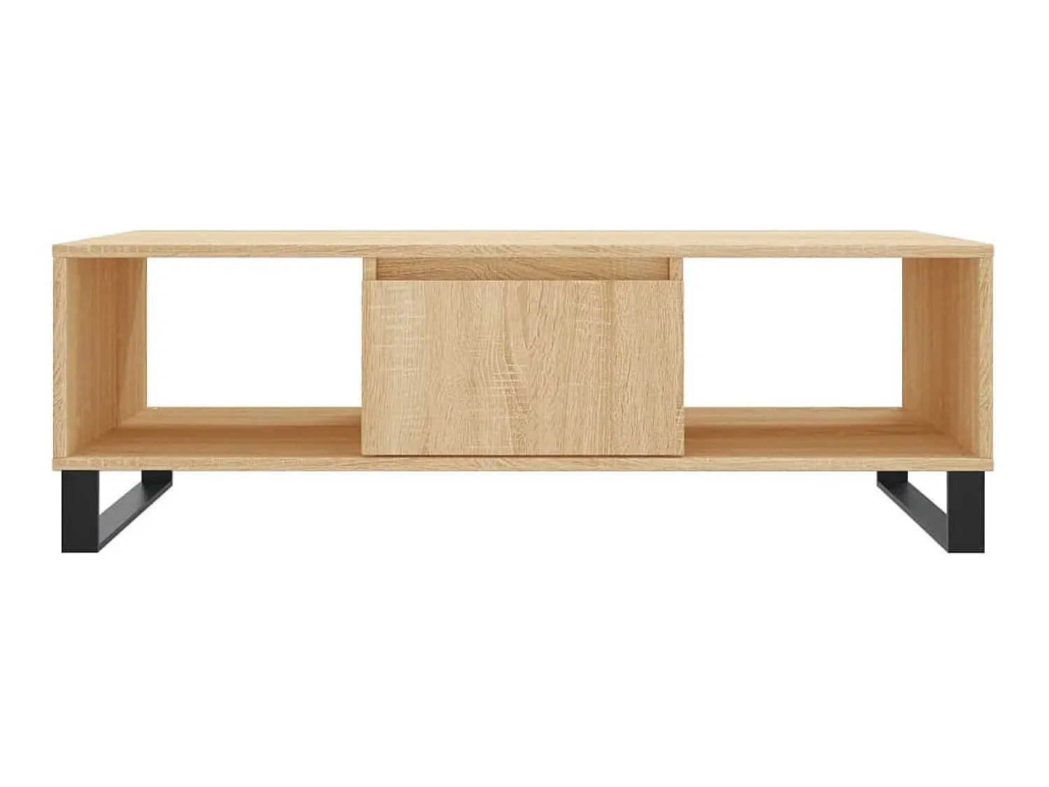Mesa De Centro* Mesa de centro 104x60x35cm derivados de madeira carvalho sonoma PT612759 Castanho