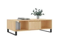 Mesa De Centro* Mesa de centro 104x60x35cm derivados de madeira carvalho sonoma PT612759 Castanho
