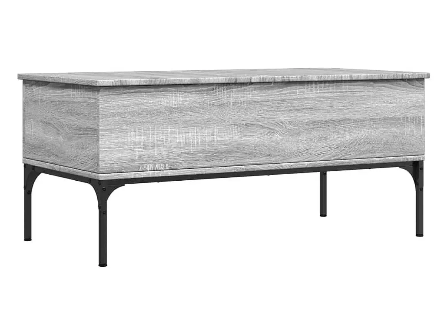 Mesa De Centro* Mesa de centro 100x50x45cm derivados madeira/metal cinza sonoma PT389963 Cinzento
