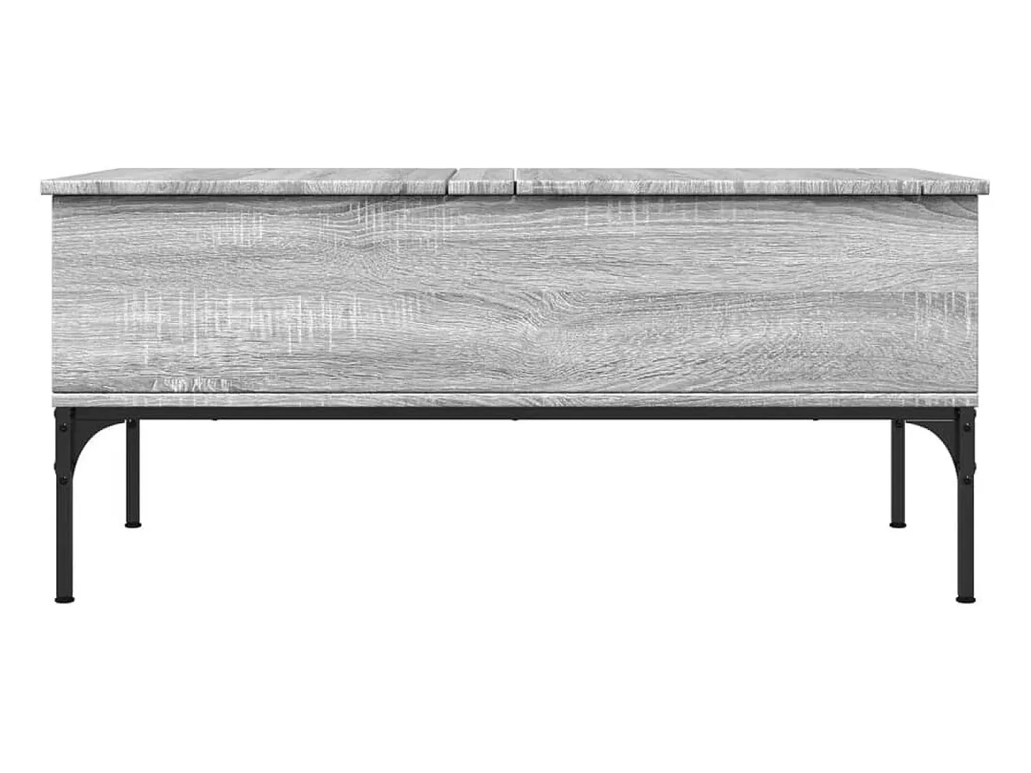 Mesa De Centro* Mesa de centro 100x50x45cm derivados madeira/metal cinza sonoma PT389963 Cinzento