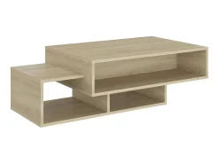 Mesa De Centro| Mesa de centro 105x55x32cm derivados de madeira carvalho sonoma PT467689 Castanho