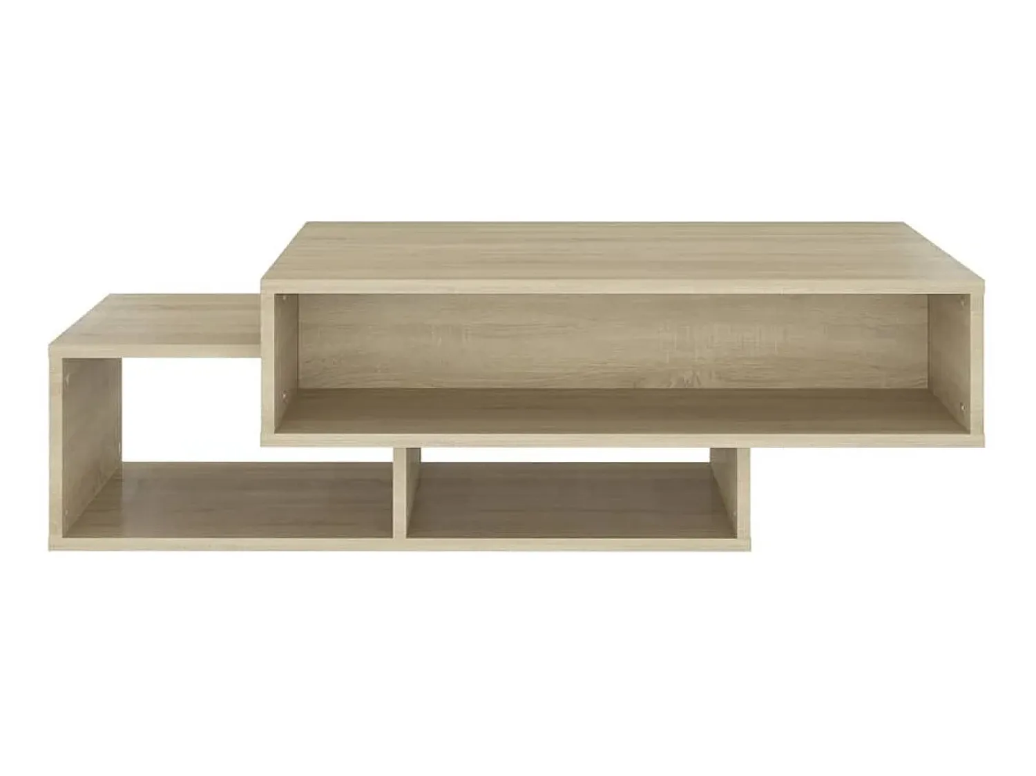 Mesa De Centro| Mesa de centro 105x55x32cm derivados de madeira carvalho sonoma PT467689 Castanho