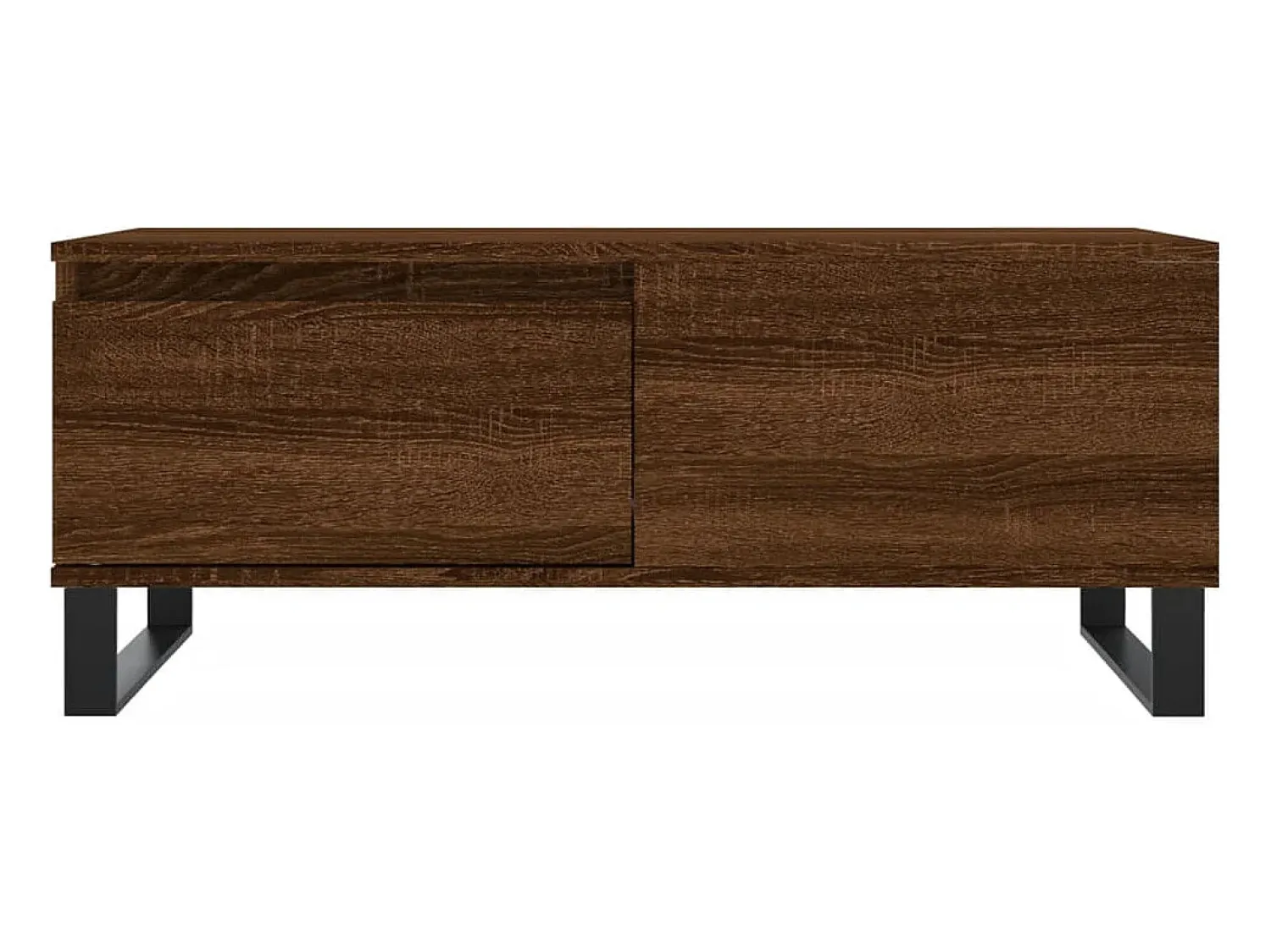 vidaxl Mesa de centro 90x50x36,5cm derivados madeira carvalho castanho^ Mesa De Centro